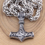 stainless steel thor's hammer mjolnir