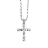 Hip Hop Alloy Gold Color Cross Pendant Necklace