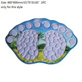 3Pcs/set Bathroom Mat Set Flannel Anti-Slip
