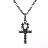Hip Hop Stainless Steel Cross Pendant Necklace