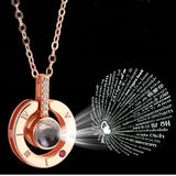 Rose Gold&Silver 100 languages I love you