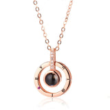 Rose Gold&Silver 100 languages I love you