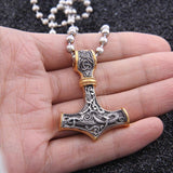 stainless steel thor's hammer mjolnir