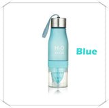 Xmas Gift 650ml Infuser Water Bottle plastic Fruit infusion
