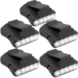 2019 new 5pcs 5 LED Sensor Head Cap Hat Lamp