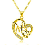 HUITAN Fashion Letter MOM Heart Shape