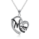 HUITAN Fashion Letter MOM Heart Shape