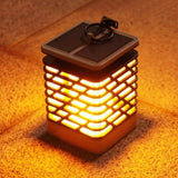 LED Solar Lamp Flickering Smokeless Flameless Candle
