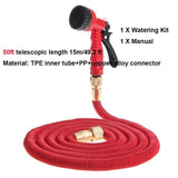 25-100FT Expandable Garden Hose Flexible