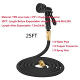 25-100FT Expandable Garden Hose Flexible