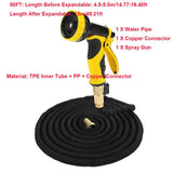 25-100FT Expandable Garden Hose Flexible