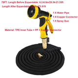 25-100FT Expandable Garden Hose Flexible