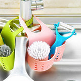 Adjustable Snap Sink Sponge Storage Rack Hanging Basket