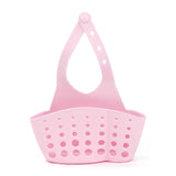 Adjustable Snap Sink Sponge Storage Rack Hanging Basket